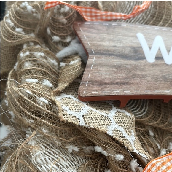 Hand Crafted Halloween Wreaths In Progress Custom Order Ghost Wreath Wall Decor - Picture 9 of 9